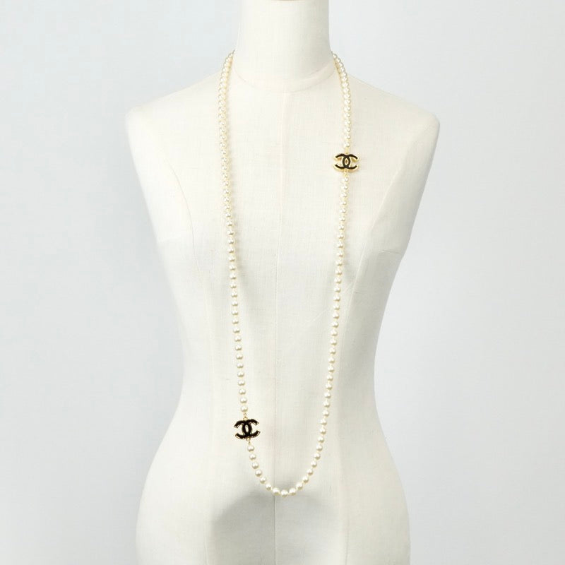 CHANEL　ゴールド　ロングネックレス　ペンダント シャネル CHANEL ネックレス ペンダント チョーカー ゴールド