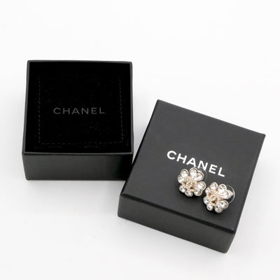 シャネル CHANEL ピアス イヤリング シルバー ゴールド ココマーク ハート クローバー ラインストーン