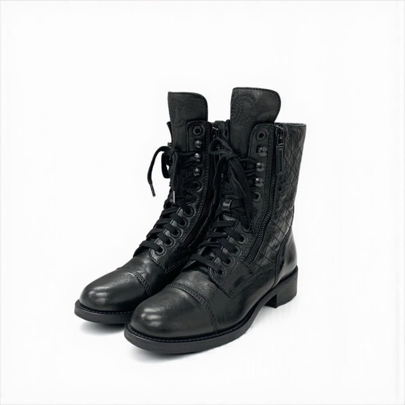 シャネル CHANEL ブーツ ショートブーツ 靴 シューズ レザー