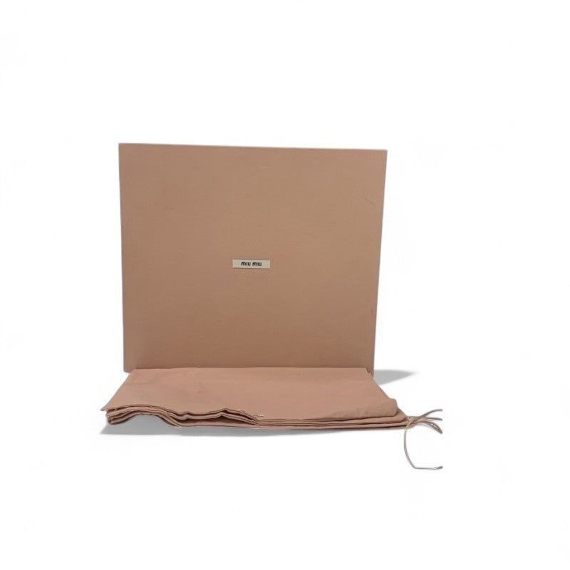 ミュウミュウ MIUMIU ブーツ ショートブーツ 靴 シューズ レザー ブラック 黒 レースアップ ビジュー