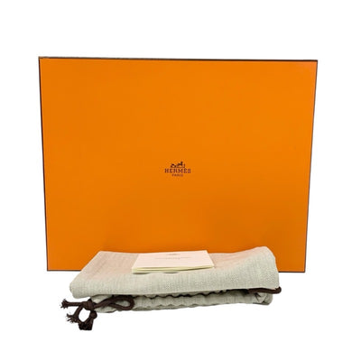 エルメス HERMES インフラ サンダル 靴 シューズ レザー ブラック ホワイト 黒 未使用