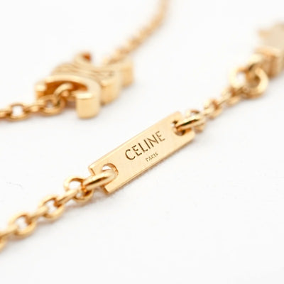 セリーヌ CELINE ネックレス ペンダント チョーカー ゴールド トリオンフ ミニトリオンフ