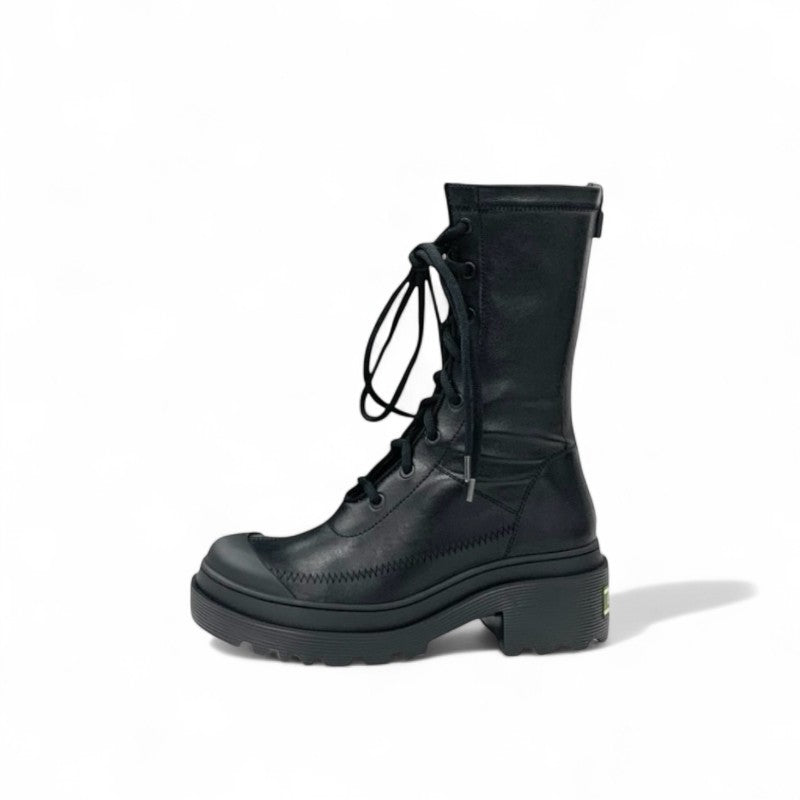 クリスチャンディオール CHRISTIAN DIOR アーケード ブーツ ショートブーツ 靴 シューズ レザー ブラック 黒 未使用 ロゴ レースアップ ジップ ミドルブーツ