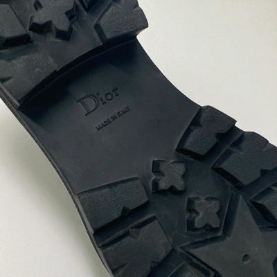 クリスチャンディオール CHRISTIAN DIOR Dior Boy ローファー 革靴 靴 シューズ ファブリック レザー ブラック ホワイト 黒 プラットフォーム ロゴ カナージュ ツイード