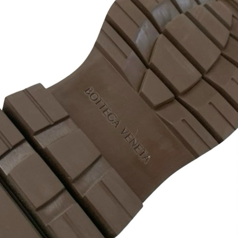 ボッテガヴェネタ BOTTEGAVENETA タイヤ ブーツ ショートブーツ 靴 シューズ レザー ブラック ブラウン チェルシーブーツ サイドゴア ミドル