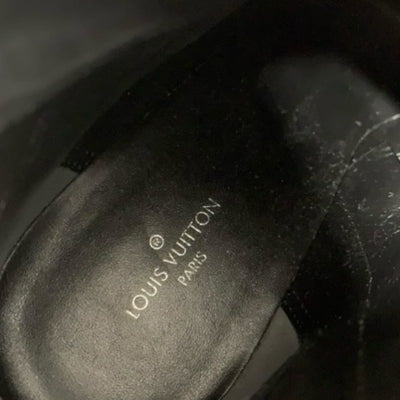 ルイヴィトン LOUIS VUITTON スタートレイルライン モノグラム ブーツ ショートブーツ 靴 シューズ レザー パテント ブラウン ブラック アンクルブーツ レースアップ