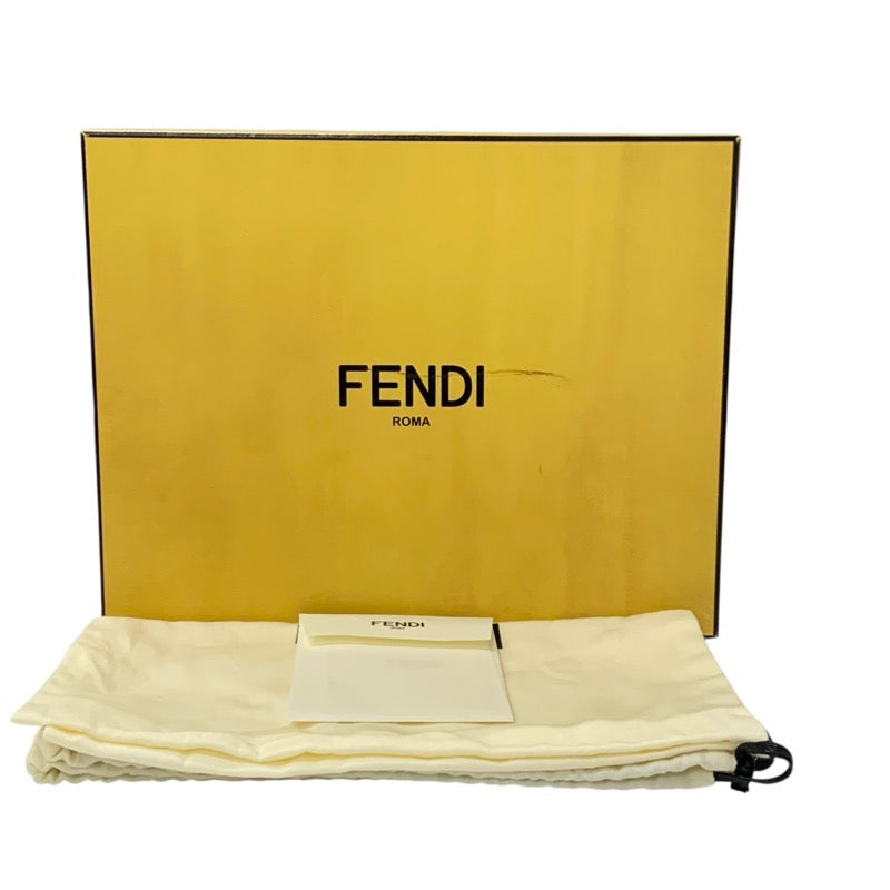 フェンディ FENDI ファースト サンダル 靴 シューズ レザー ムートン アイボリー ゴールド メタルヒール ミュール