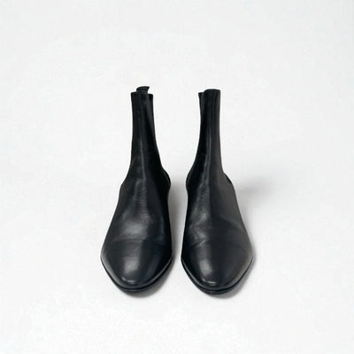 サンローラン SAINT LAURENT ブーツ ショートブーツ 靴 シューズ レザー ブラック 黒 サイドゴア チェルシーブーツ