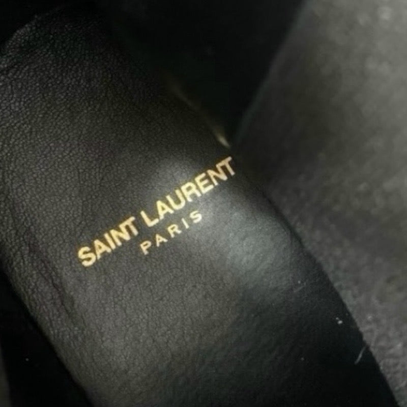 サンローラン SAINT LAURENT ブーツ ショートブーツ 靴 シューズ レザー ブラック 黒 サイドゴア チェルシーブーツ