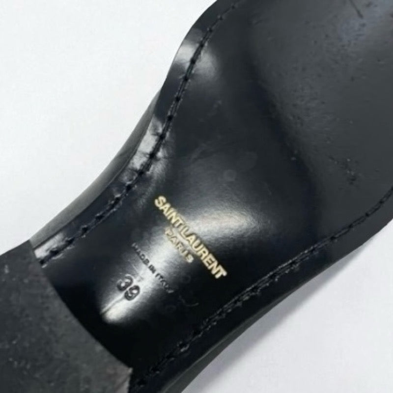 サンローラン SAINT LAURENT ブーツ ショートブーツ 靴 シューズ レザー ブラック 黒 サイドゴア チェルシーブーツ