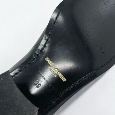 サンローラン SAINT LAURENT ブーツ ショートブーツ 靴 シューズ レザー ブラック 黒 サイドゴア チェルシーブーツ