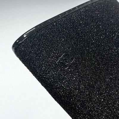シャネル CHANEL ブーツ ショートブーツ 靴 シューズ ファブリック ブラック 黒 未使用 ラメ ココマーク