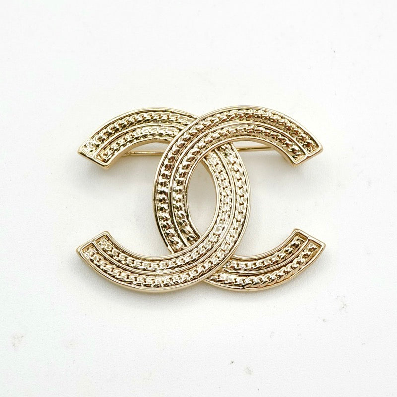 シャネル CHANEL ブローチ コサージュ ゴールド ココマーク