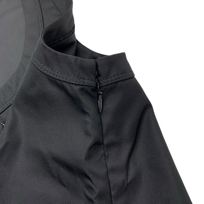 プラダ PRADA ワンピース リサイクルポリアミド ブラック シルバー RE-NYLON トライアングルロゴ 23AW