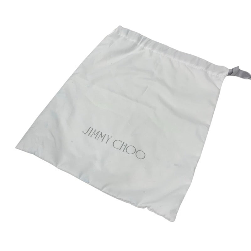 ジミーチュウ JIMMY CHOO ローファー 革靴 靴 シューズ キャンバス レザー ネイビー ブアイソウ コラボ スタースタッズ 藍染め