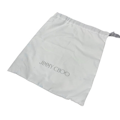 ジミーチュウ JIMMY CHOO ローファー 革靴 靴 シューズ キャンバス レザー ネイビー ブアイソウ コラボ スタースタッズ 藍染め