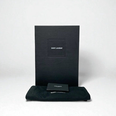 サンローラン SAINT LAURENT オピウム パンプス 靴 シューズ パテント ブラック 黒 ゴールド YSLロゴヒール エナメル