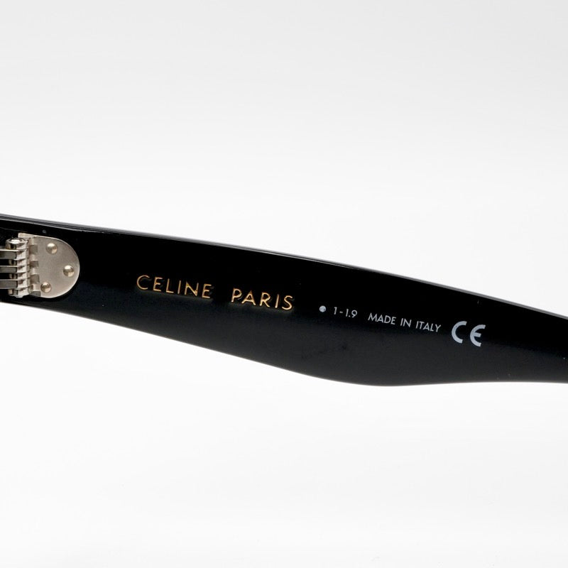 セリーヌ CELINE サングラス ブラック ゴールド ロゴ アイウェア スタッズ ユニセックス
