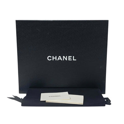 シャネル CHANEL ローファー 革靴 靴 シューズ パテントレザー ホワイト ゴールド ココマーク