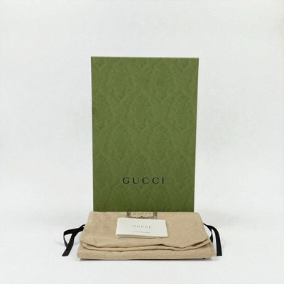グッチ GUCCI ダブルG ローファー 革靴 靴 シューズ レザー ブラック 黒 ゴールド GGマーモント