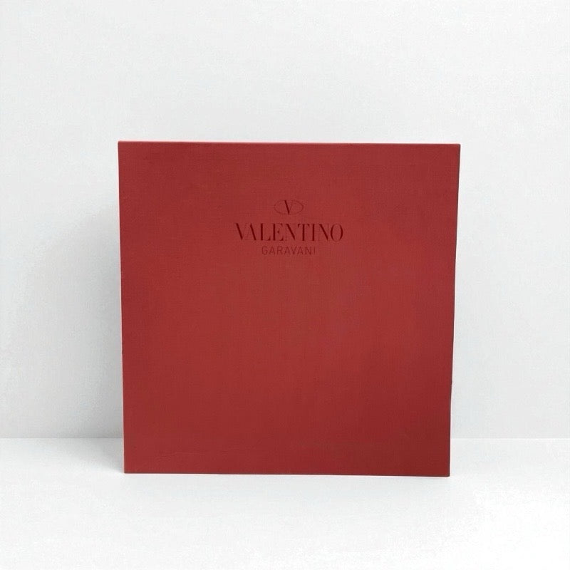 ヴァレンティノ VALENTINO ブーツ ショートブーツ 靴 シューズ レザー ブラウン ゴールド ロックスタッズ ベルト