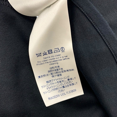 ルイヴィトン LOUIS VUITTON ワンピース コットン ブラック ゴールド モノグラムフラワー フリル