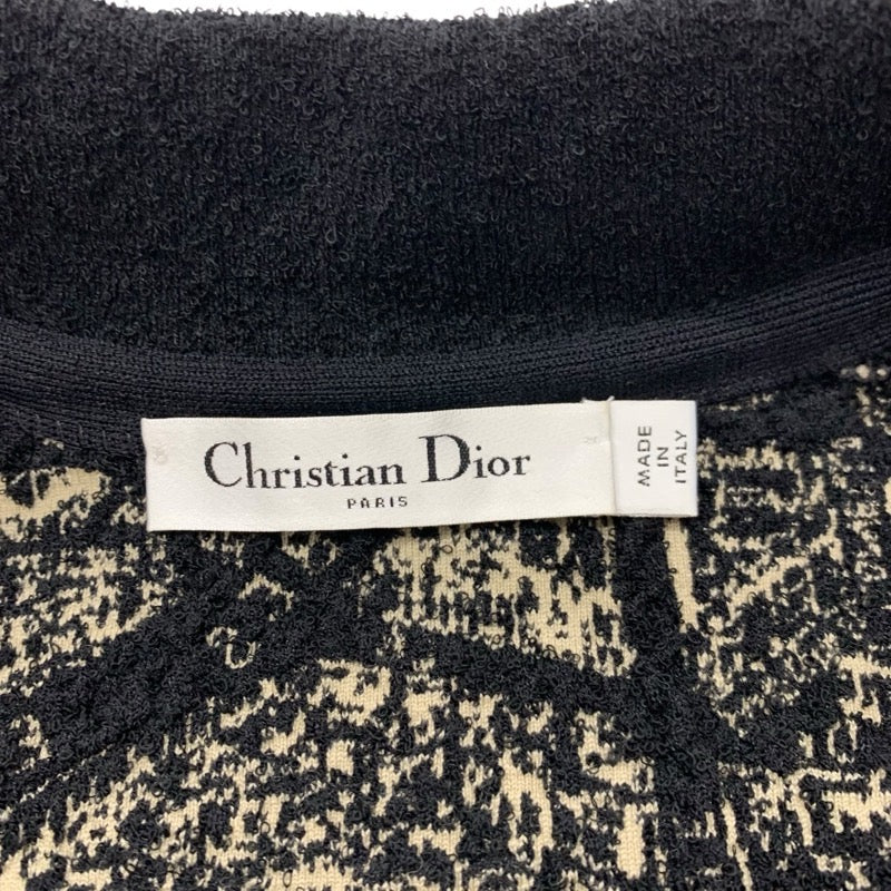 クリスチャンディオール CHRISTIAN DIOR アウター ウール ブラック ベージュ Plan de Paris ボンバージャケット ロゴ