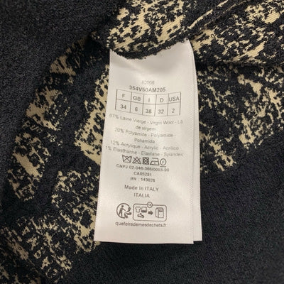 クリスチャンディオール CHRISTIAN DIOR アウター ウール ブラック ベージュ Plan de Paris ボンバージャケット ロゴ