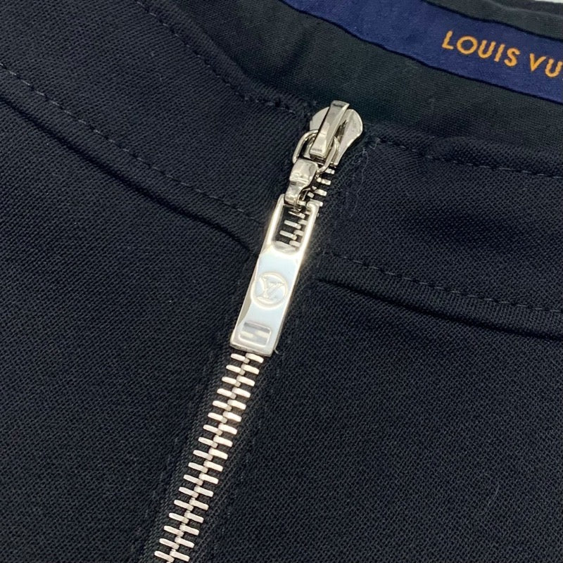 ルイヴィトン LOUIS VUITTON ボトムス ウール パンツ ロゴ ブラック シルバー