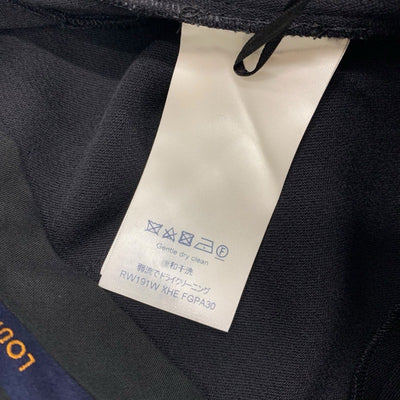 ルイヴィトン LOUIS VUITTON ボトムス ウール パンツ ロゴ ブラック シルバー