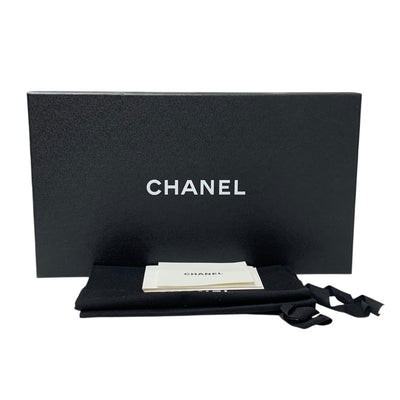 シャネル CHANEL パンプス 靴 シューズ スエード ピンクベージュ ブラック ココマーク ロゴ ストラップ フラット