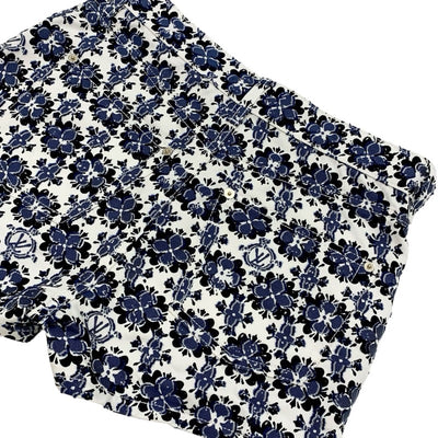 ルイヴィトン LOUIS VUITTON モノグラム ボトムス コットン ポリエステル ホワイト ブルー ブラック フラワー ショートパンツ