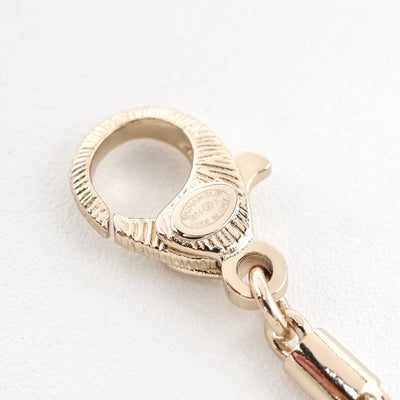 シャネル CHANEL ネックレス ペンダント チョーカー ゴールド ココマーク ラインストーン