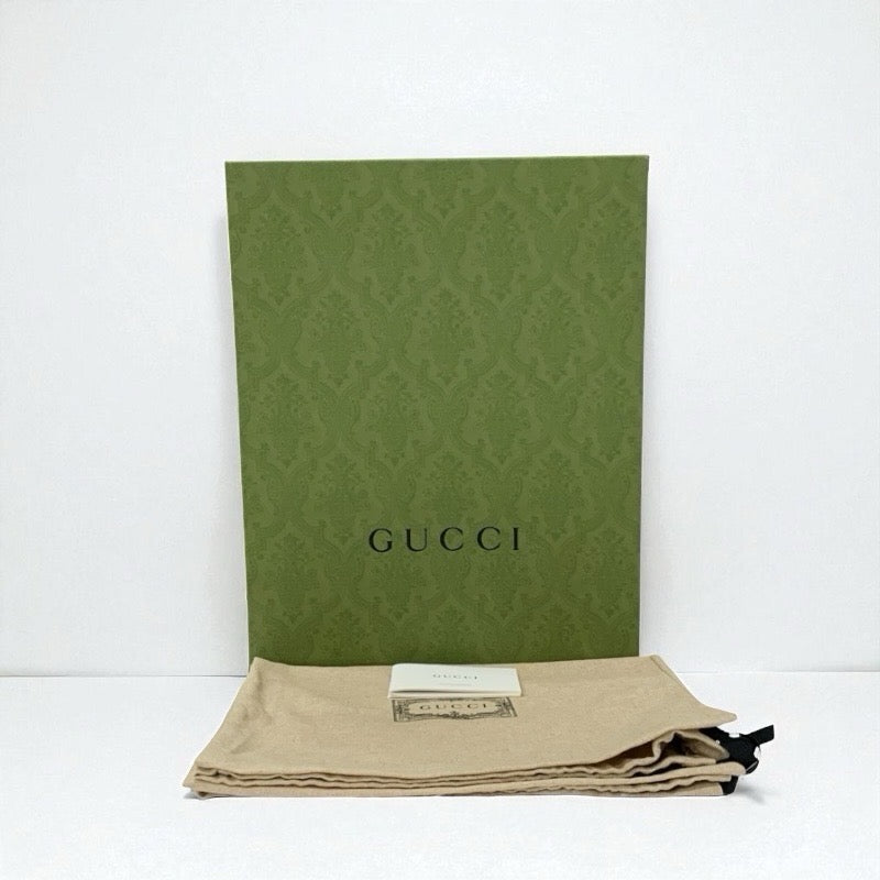 グッチ GUCCI GGスプリーム ブーツ ショートブーツ 靴 シューズ レザー ファブリック ホワイト 白 未使用 ロゴ サイドゴアブーツ