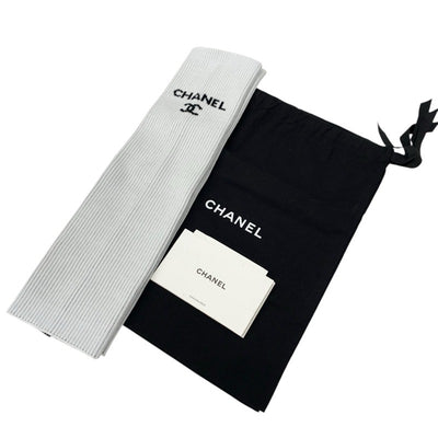 シャネル CHANEL フラットシューズ 靴 シューズ レザー ファブリック ホワイト ブラック 白 メリージェーン ココマーク バレエシューズ
