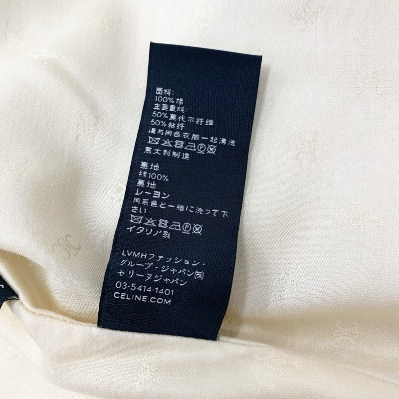 セリーヌ CELINE アウター コットン ベージュ トリオンフ コーデュロイ ジャケット ブルゾン