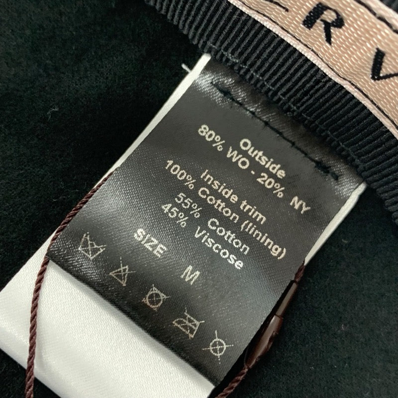 ロジェヴィヴィエ Roger Vivier 帽子 ブラック 黒 セーラーキャップ ブロッシュ ヴィヴィエ ストラスバックル ビジュー キャスケット ロゴ