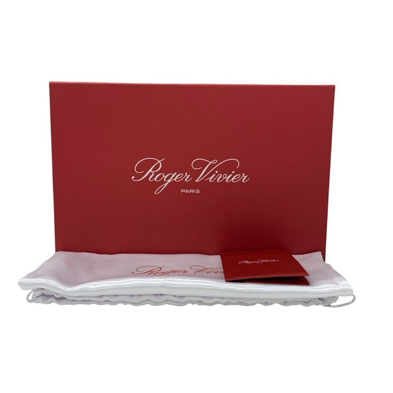 ロジェヴィヴィエ Roger Vivier 帽子 ブラック 黒 セーラーキャップ ブロッシュ ヴィヴィエ ストラスバックル ビジュー キャスケット ロゴ