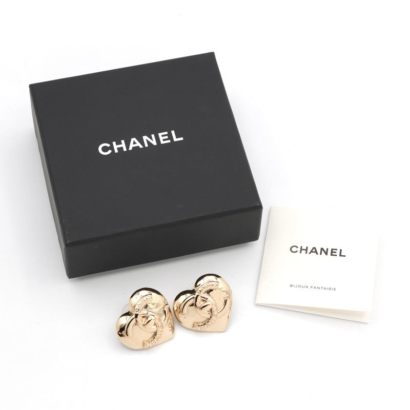 シャネル CHANEL ピアス イヤリング ゴールド ココマーク ハート