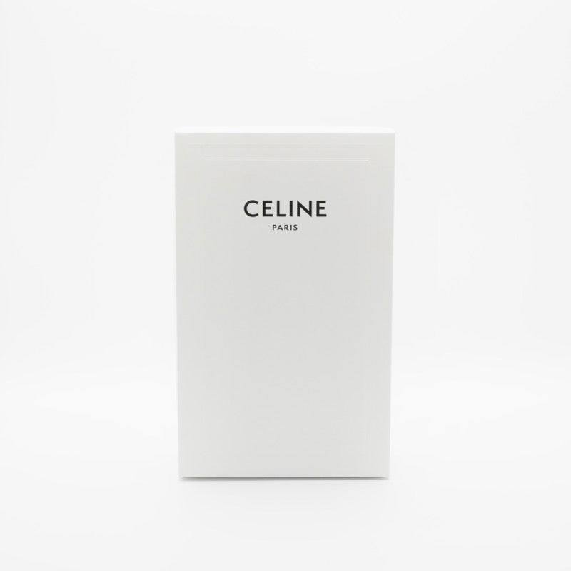 セリーヌ CELINE 携帯・スマホアクセサリー レザー ブラウン ホワイト トリオンフ ロゴ フォンケース モバイルポーチ ポシェット