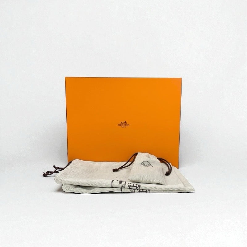 エルメス HERMES フレッシュ ブーツ ショートブーツ 靴 シューズ ナイロン レザー ホワイト 白 レースアップ 未使用
