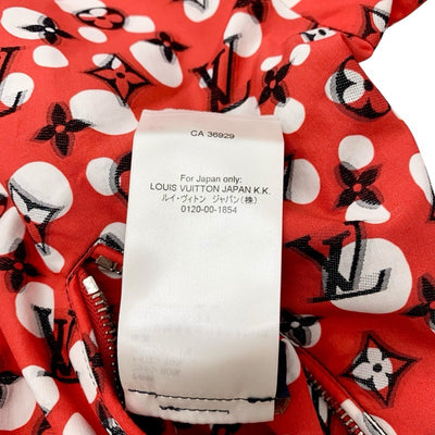 ルイヴィトン LOUIS VUITTON アウター コットン レッド ブラック 未使用 草間彌生 モノグラム 23SS インフィニティドット ジャケット リバーシブル
