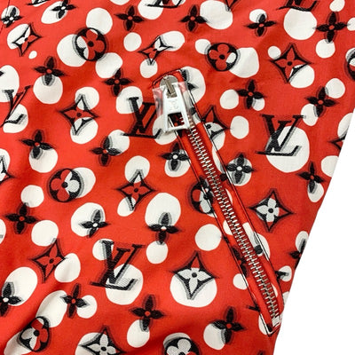 ルイヴィトン LOUIS VUITTON アウター コットン レッド ブラック 未使用 草間彌生 モノグラム 23SS インフィニティドット ジャケット リバーシブル