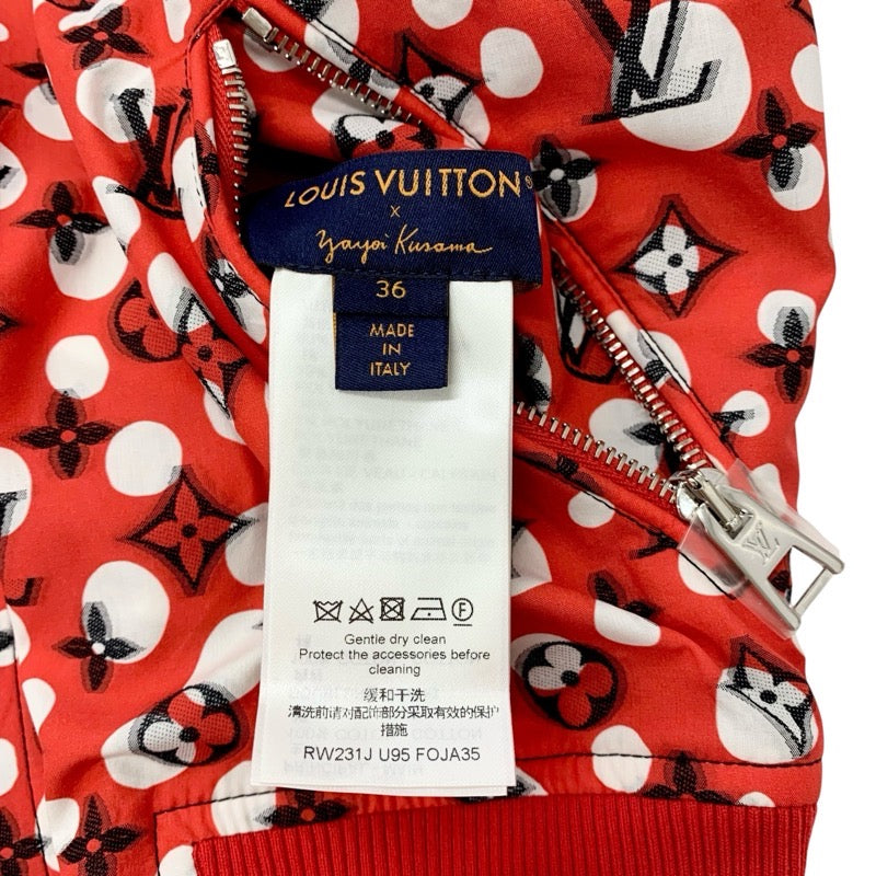 ルイヴィトン LOUIS VUITTON アウター コットン レッド ブラック 未