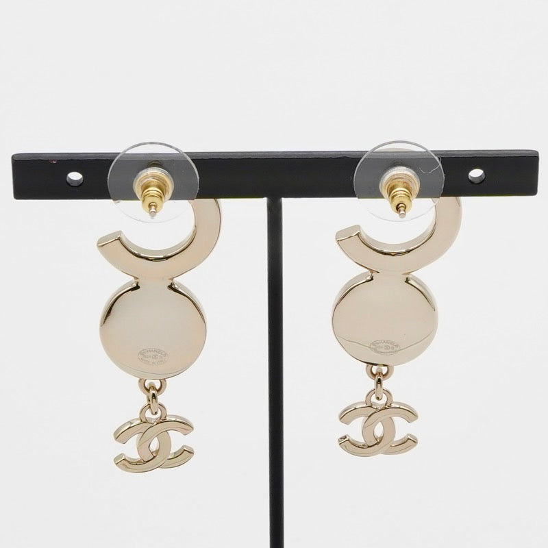 シャネル CHANEL ピアス イヤリング ゴールド ブラック ココマーク ロゴ パール