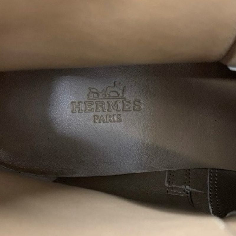 エルメス HERMES ネオ ブーツ ショートブーツ 靴 シューズ レザー ブラック シルバー 未使用 ケリー金具