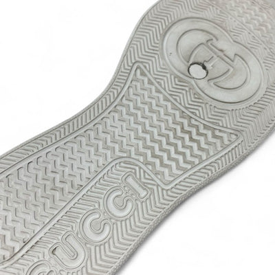 グッチ GUCCI スニーカー 靴 シューズ レザー ホワイト 白 GGエンボス インターロッキングG ロゴ