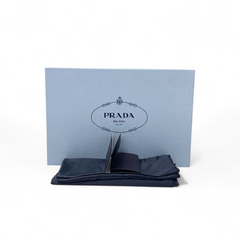 プラダ PRADA スニーカー 靴 シューズ ファブリック ベージュ ブラック トライアングルロゴ スリッポン