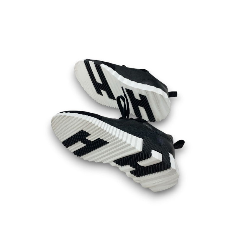 エルメス HERMES バウンシング スニーカー 靴 シューズ レザー スエード ブラック 黒