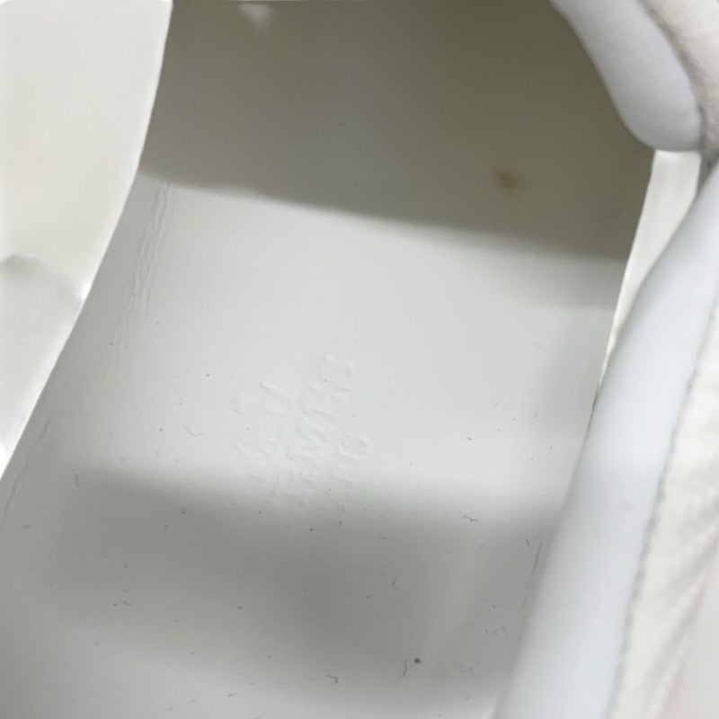 エルメス HERMES バウンシング スニーカー 靴 シューズ ファブリック レザー ホワイト